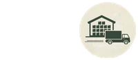 Warehouse and truck icon
